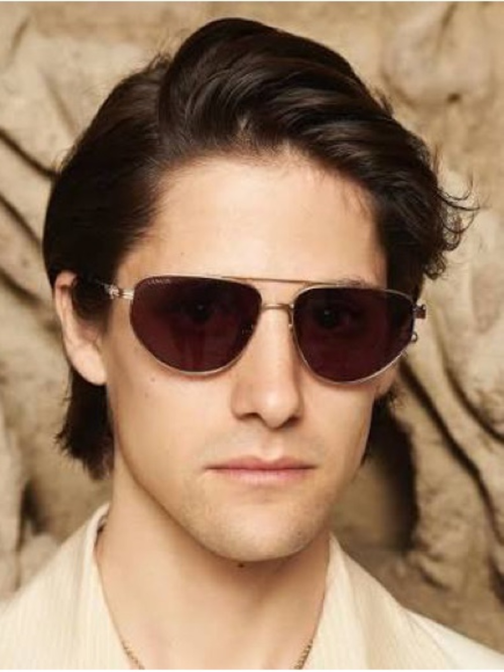 LANVIN GOLD/RUBY SUNGLASSES LNV105S